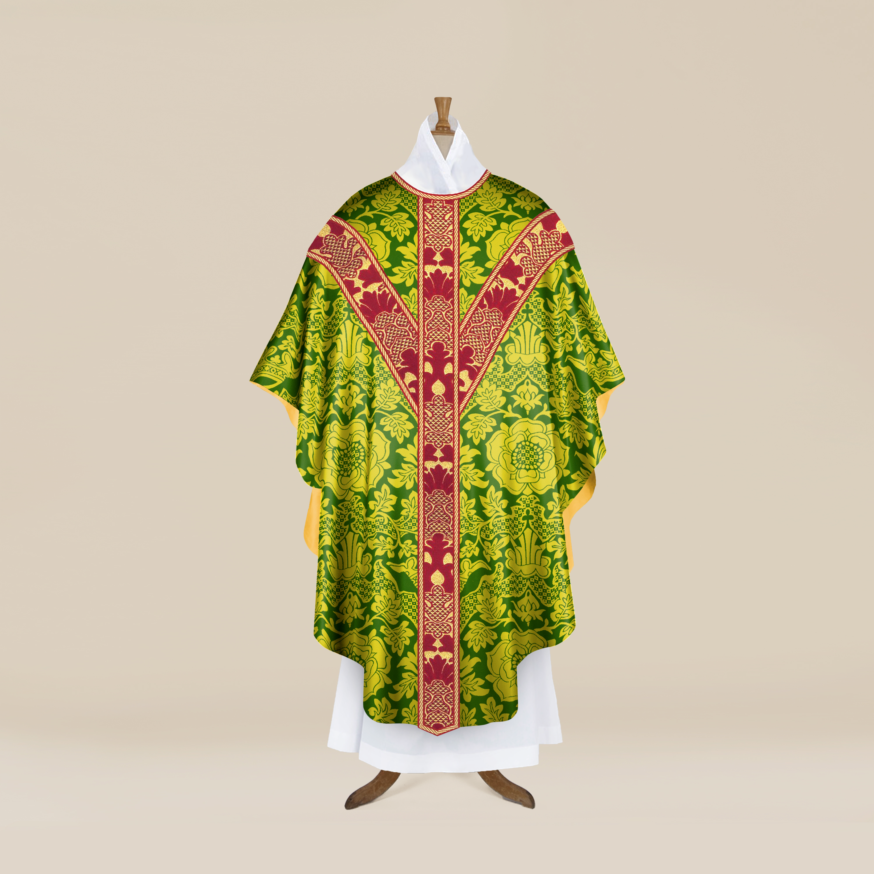 'St Margaret' Chasuble & Stole with 'Ludlow' Orphreys