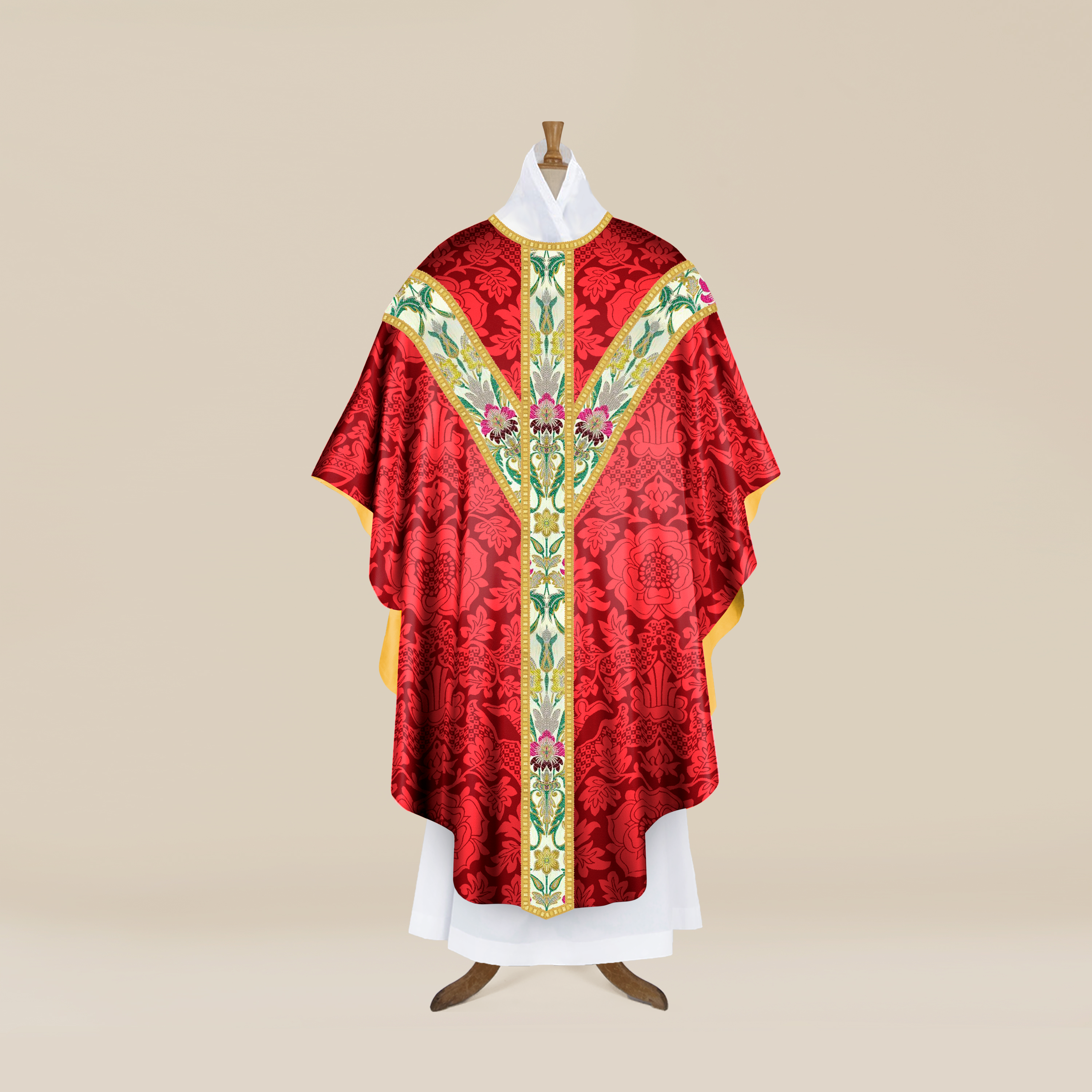 'St Margaret' Chasuble & Stole with 'Portugese' Orphreys