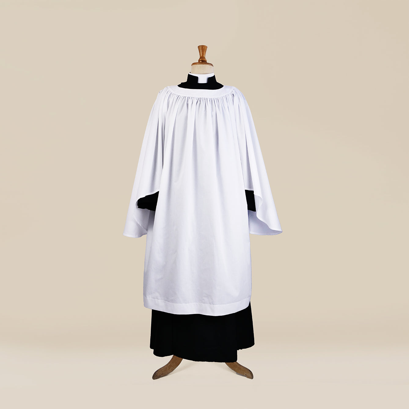 Rounded-Sleeve Surplice