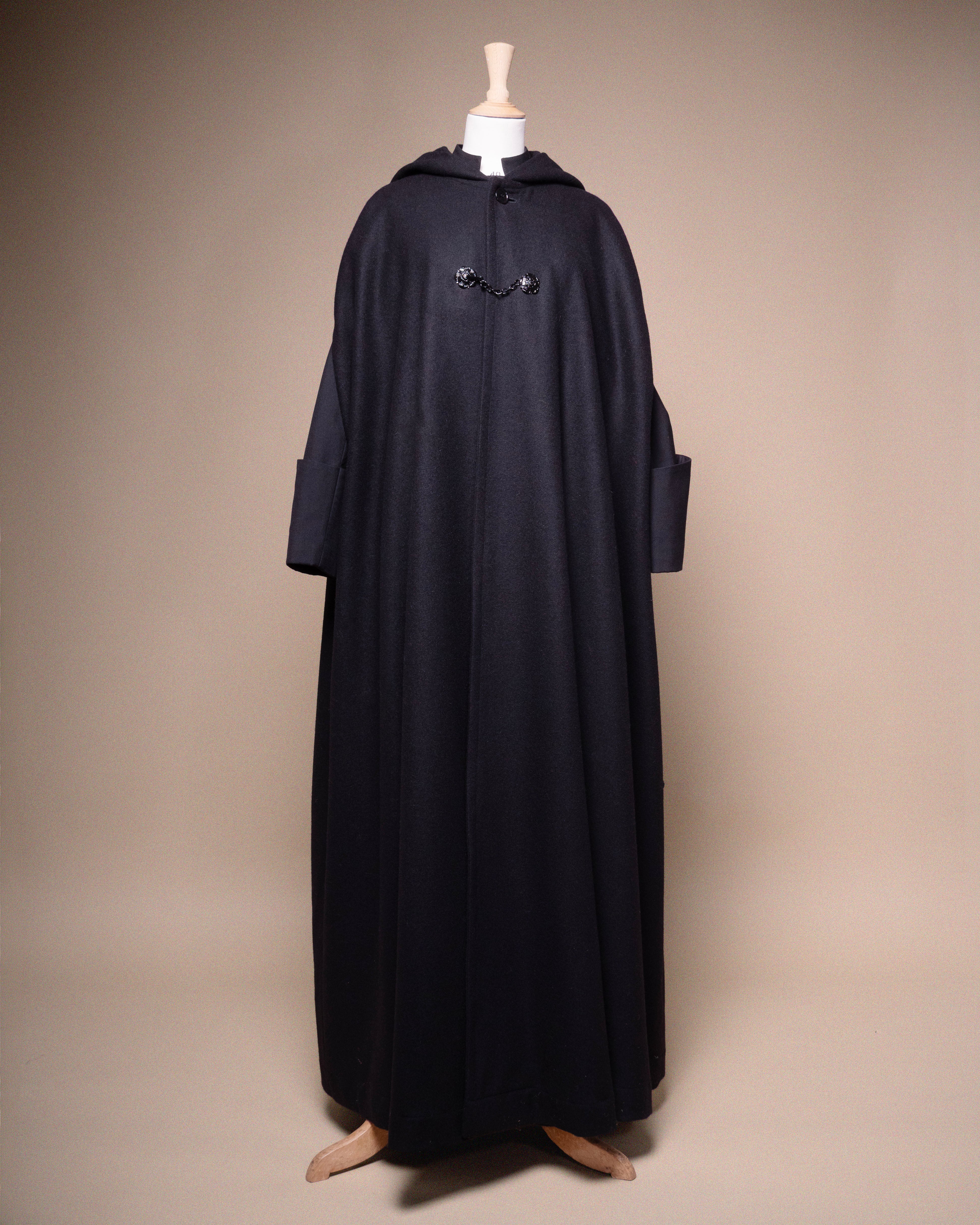 Hooded Clerical Cloak