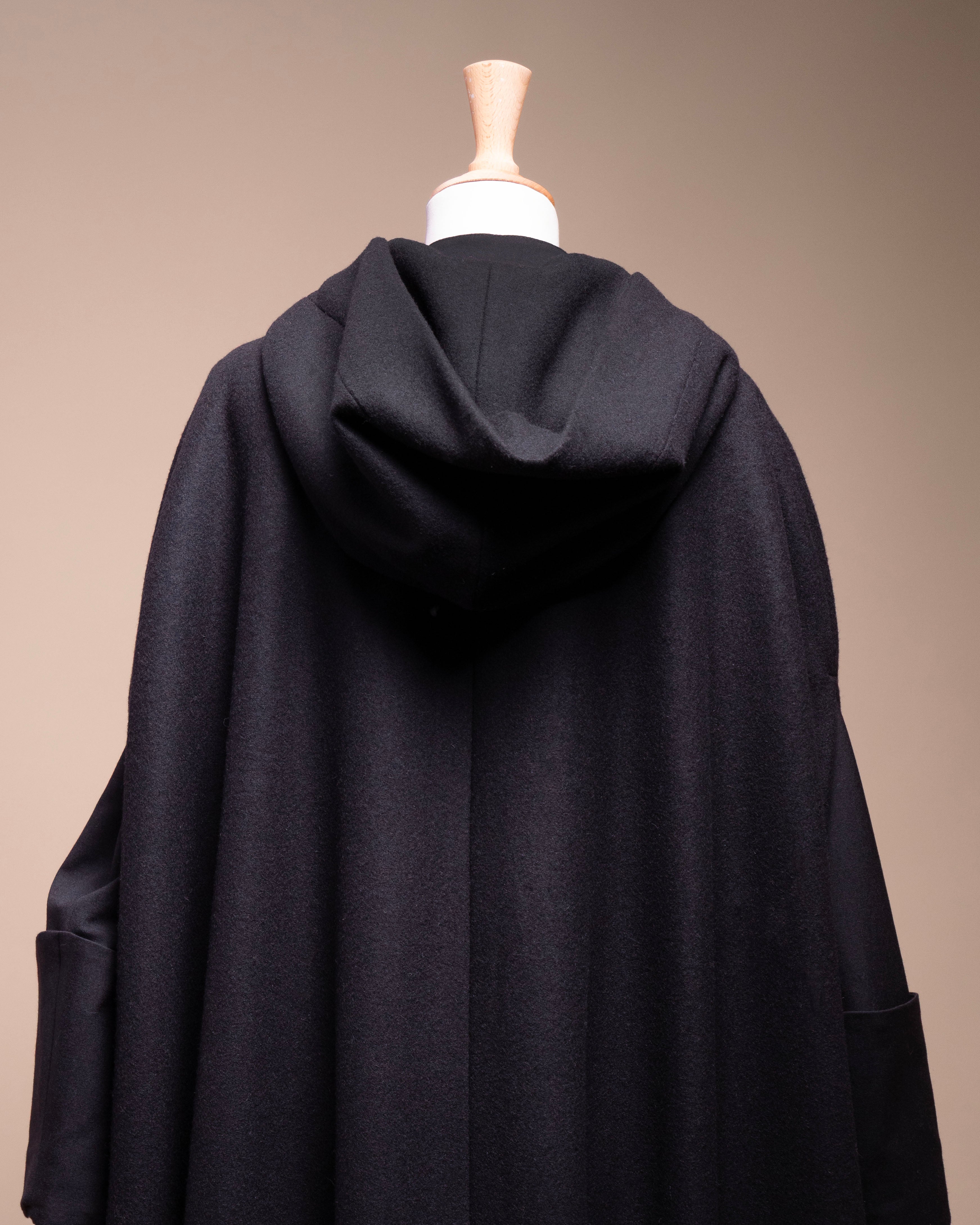 Hooded Clerical Cloak