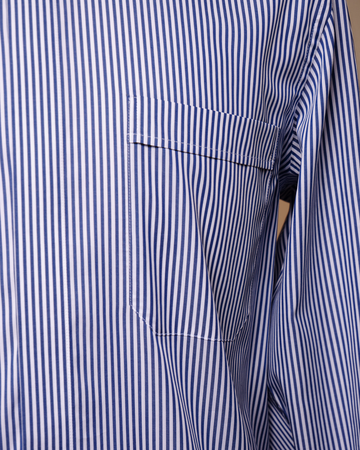 Men's Striped Cotton Tonsure Clergy Shirt – Custom made