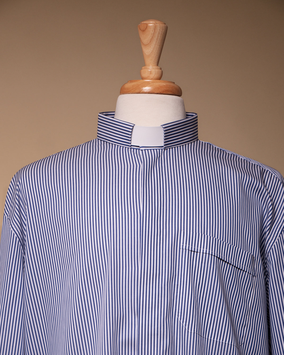 Men's Striped Cotton Tunnel Clergy Shirt – Custom made