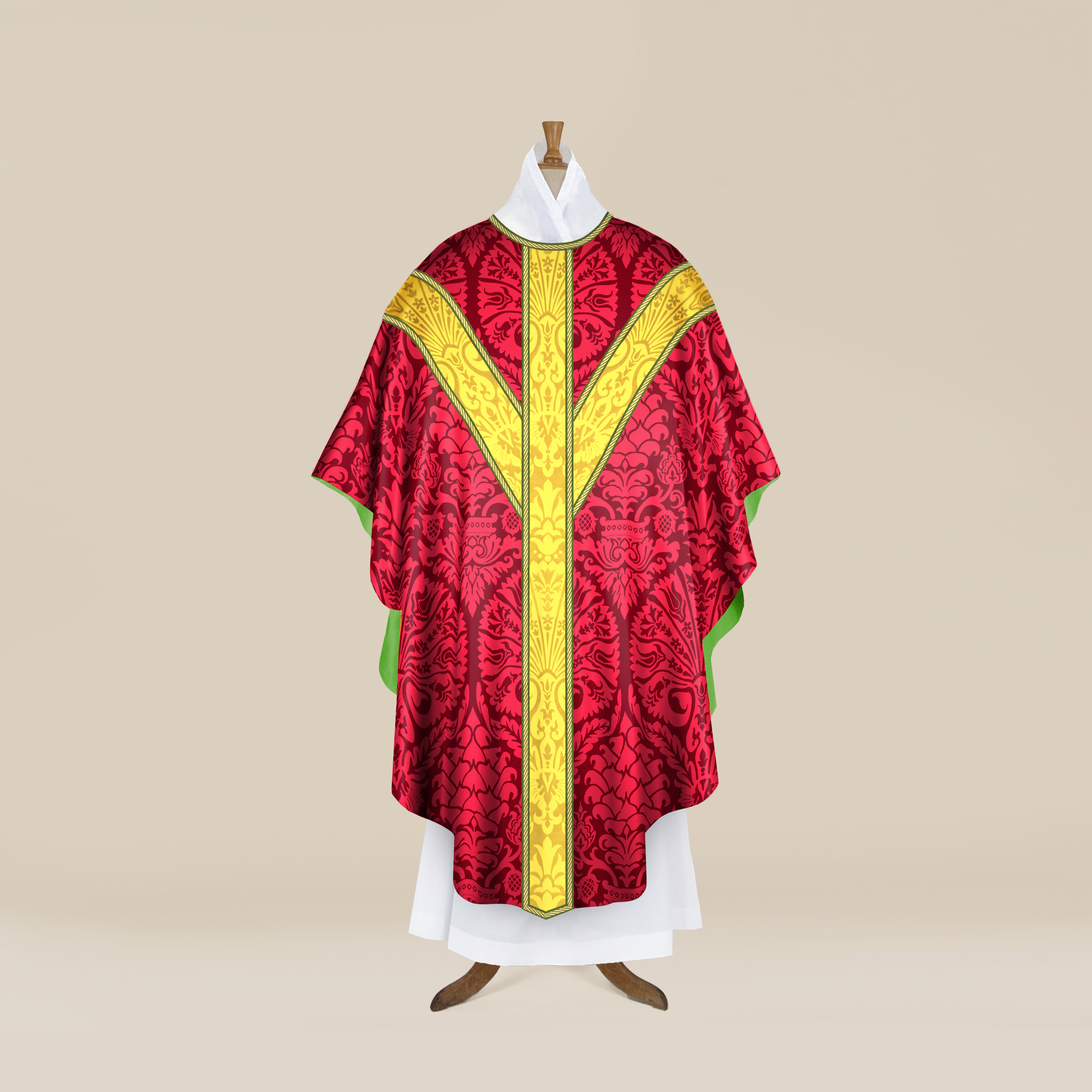 'St Nicolas' Chasuble & Stole with 'St Nicolas' Orphreys