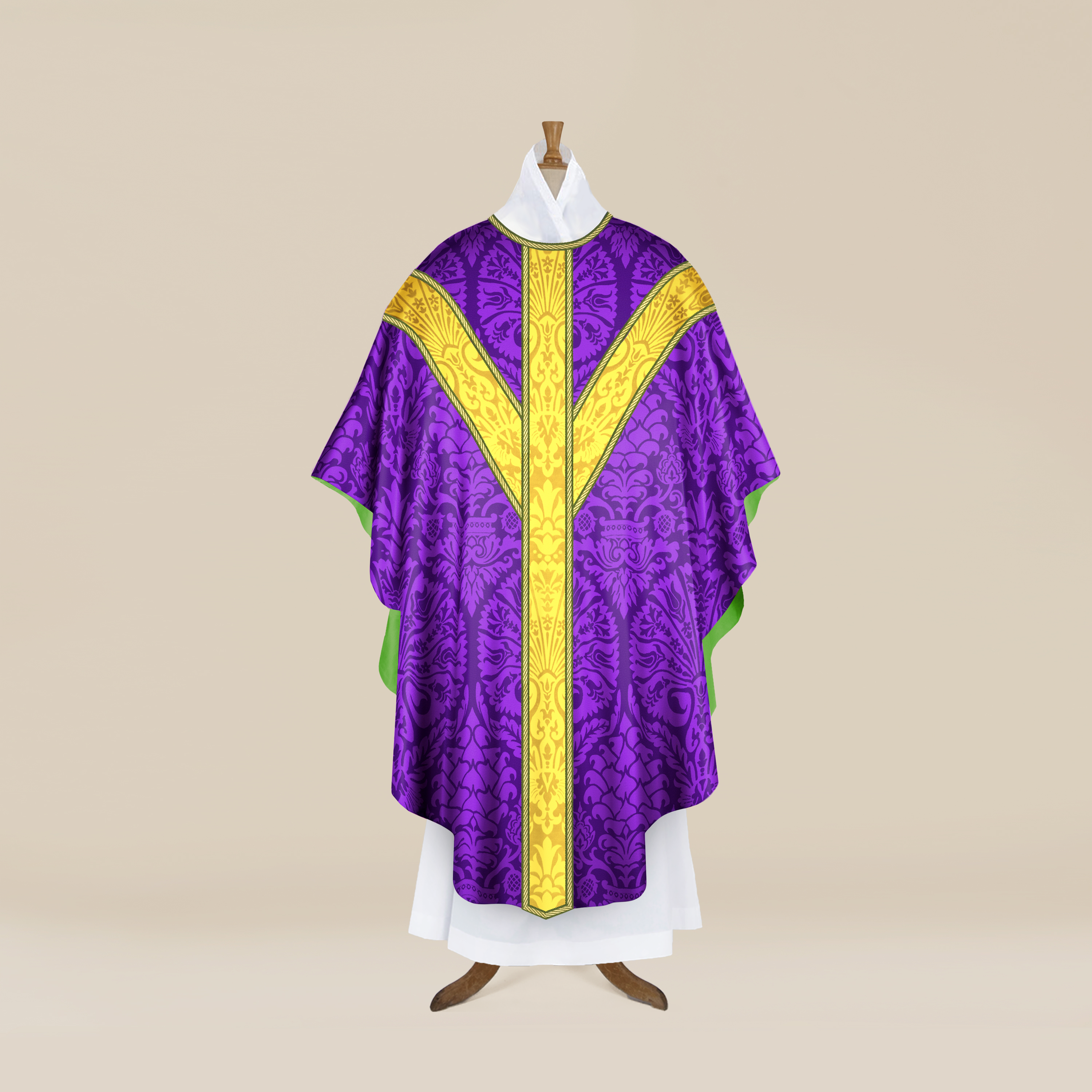 'St Nicolas' Chasuble & Stole with 'St Nicolas' Orphreys