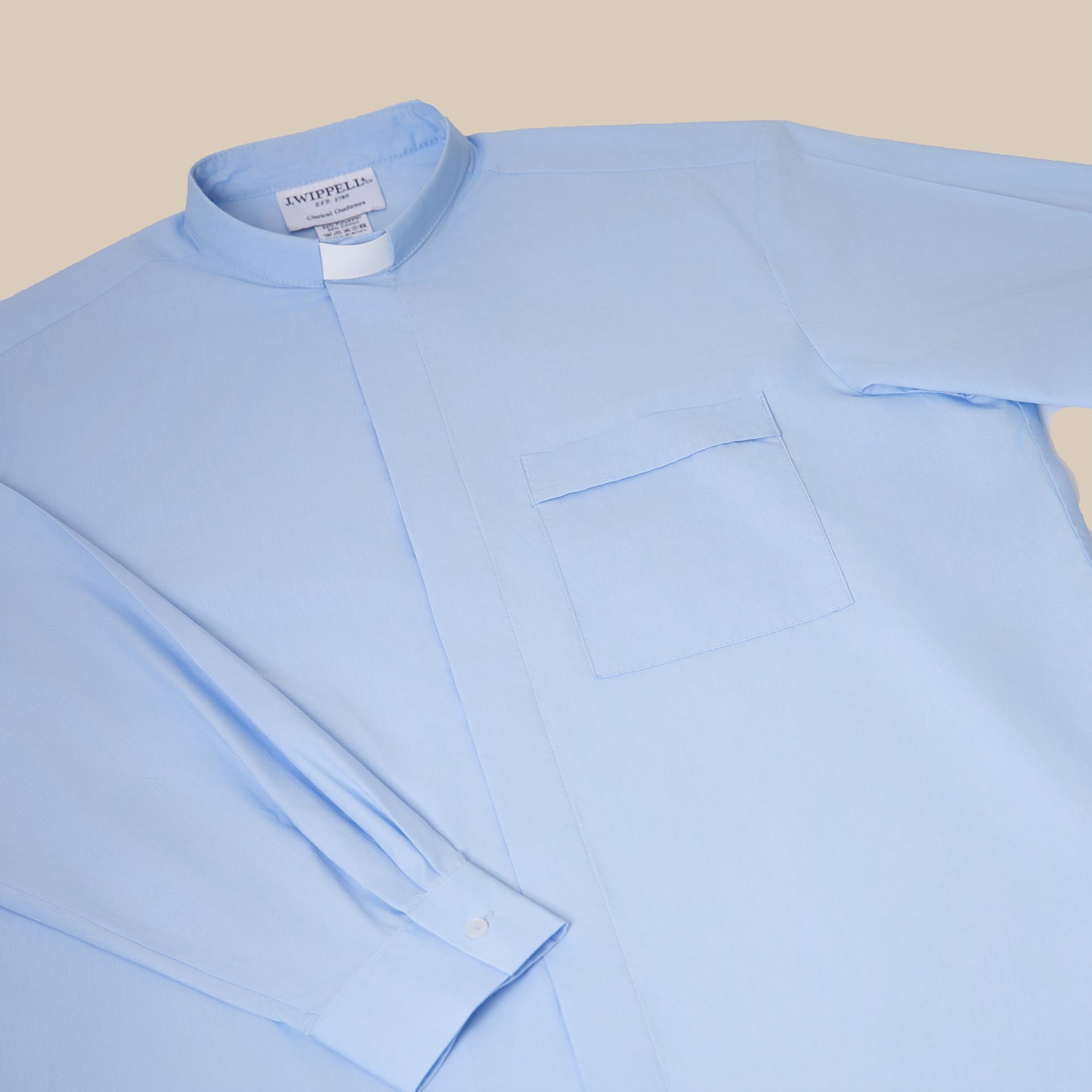 Custom 1" Tab Collar Clergy Shirt